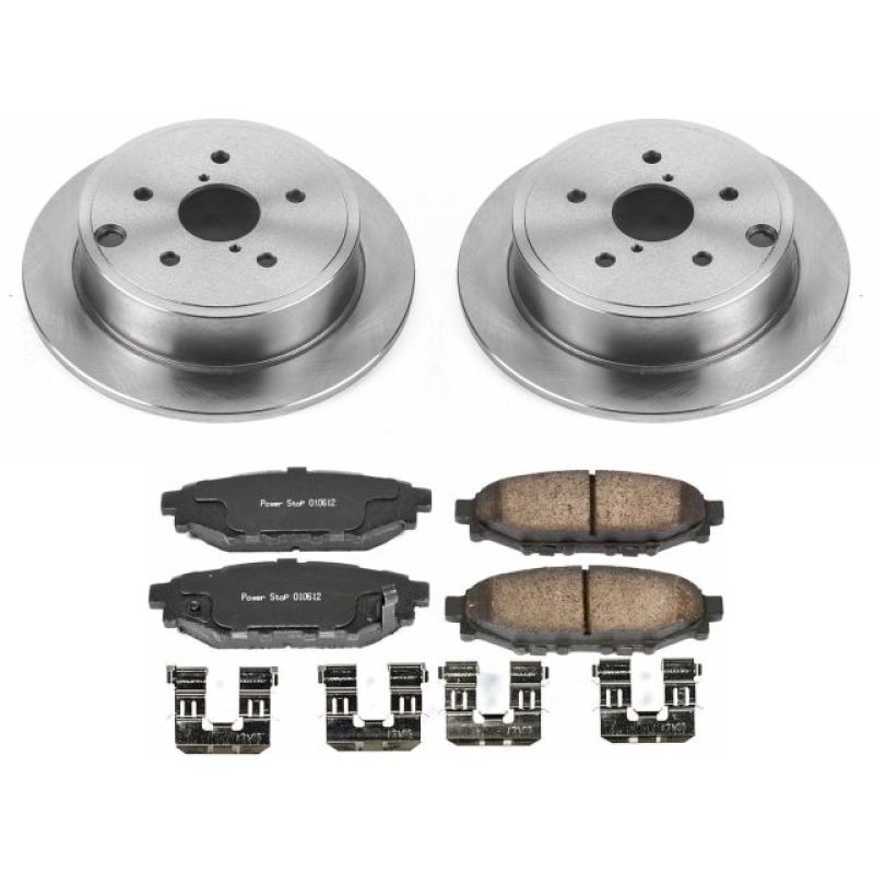 PowerStop Power Stop 15-19 Subaru WRX Rear Autospecialty Brake Kit