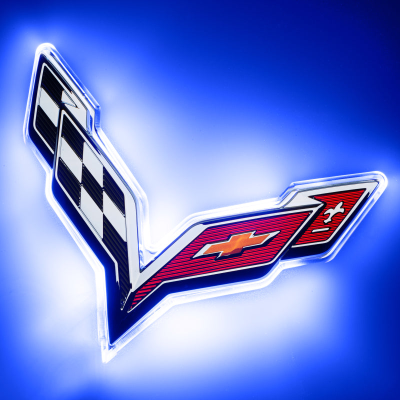 ORACLE Lighting Oracle Corvette C7 Rear Illuminated Emblem - Blue