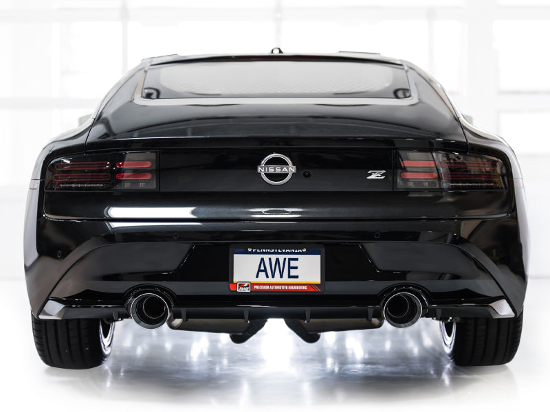 AWE Tuning 2023 Nissan Z RZ34 RWD Track Edition Cat-Back Exhaust System w/ Chrome Silver Tips