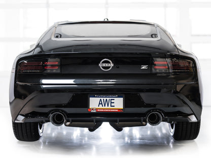 AWE Tuning 2023 Nissan Z RZ34 RWD Track Edition Cat-Back Exhaust System w/ Chrome Silver Tips
