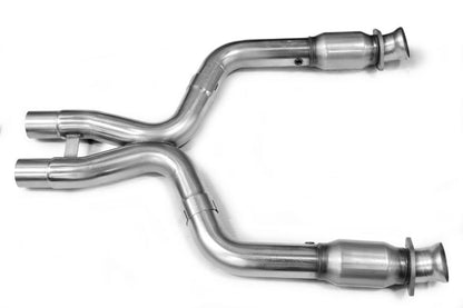 Kooks Headers Kooks 07-10 Ford Shelby GT-500 5.4L 4V 3in x 2 1/2in OEM GREEN Cat SS X-Pipe Kooks HDR Req