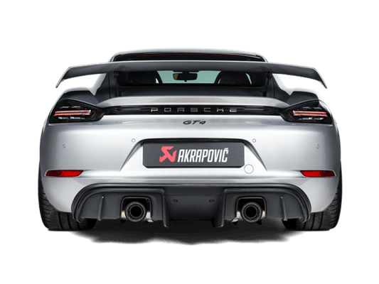 Akrapovic Akrapovic 2020+ Porsche Cayman GT4 (718) Slip-On Race Line (Titanium) (Req Tips / Option 2)