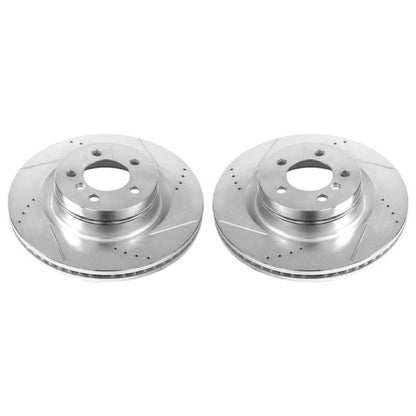 PowerStop Power Stop 06-09 Land Rover Range Rover Front Evolution Drilled & Slotted Rotors - Pair