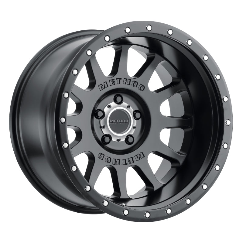 Method Wheels Method MR605 NV 20x10 -24mm Offset 5x5 71.5mm CB Matte Black Wheel