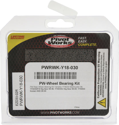 Pivot Works Yam ATV Rear Wheel Bearing Kt