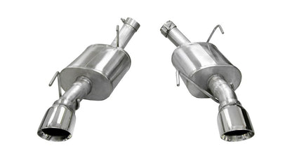 CORSA Performance Corsa 2005-2010 Ford Mustang Shelby GT500 5.4L V8 Polished Xtreme Axle-Back Exhaust