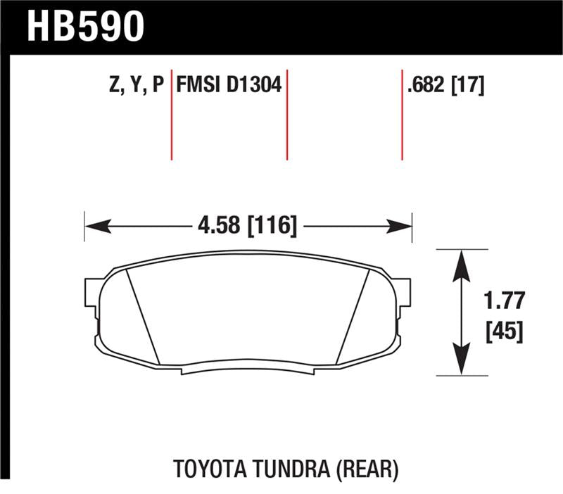 Hawk Performance Hawk LTS Street Brake Pads