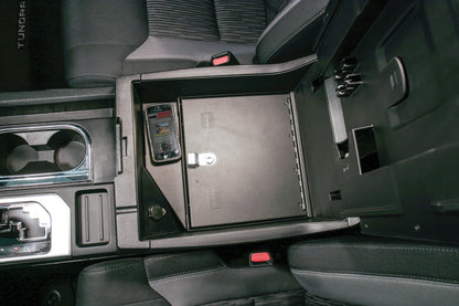Tuffy Products Tuffy Console Safe W/ Keyed Lock For Toyota Tundra W/ Flow Thru Console