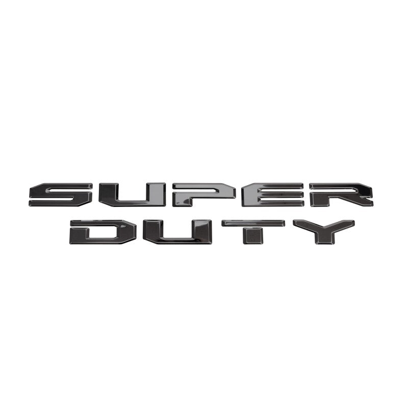 Putco 17-19 Ford SUPERDUTY Letters (Stamped/Black Platinum) Tailgate/Rear