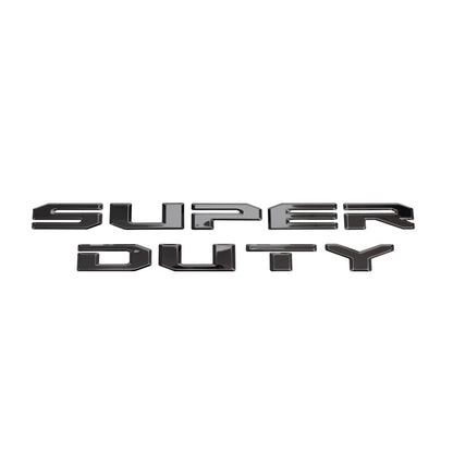 Putco 17-19 Ford SUPERDUTY Letters (Stamped/Black Platinum) Tailgate/Rear