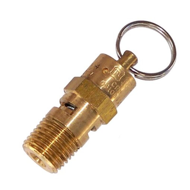 Kleinn Air Horns Kleinn Safety Valve - 1/4In M NPT - 145 PSI Rated Pop-Off Valve