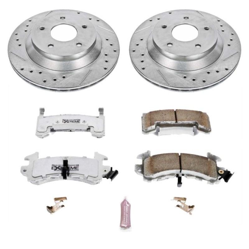 PowerStop Power Stop 88-95 Chevrolet Corvette Front Z26 Street Warrior Brake Kit