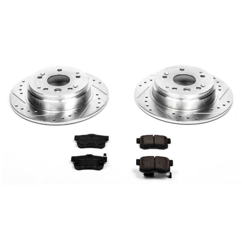 PowerStop Power Stop 04-08 Acura TL Rear Z23 Evolution Sport Brake Kit