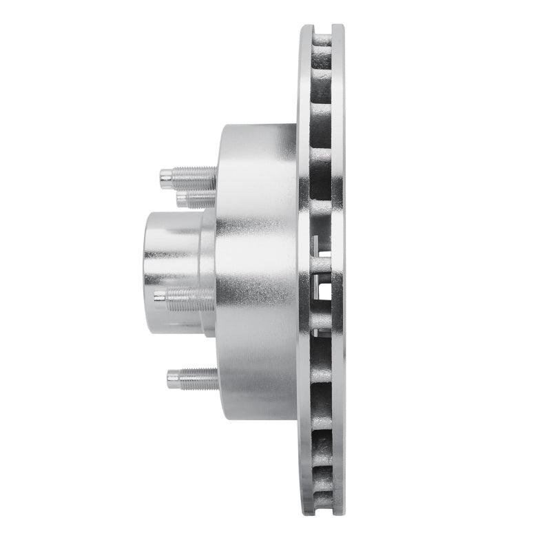 R1 Concepts R1 86-92 Ford BRONCO II Front Right Drilled & Slotted Silver Brake Rotor
