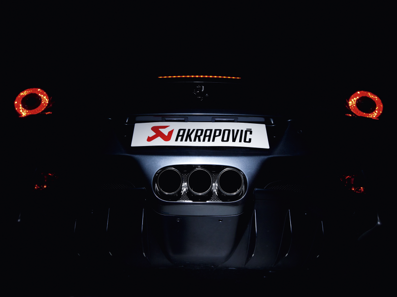 Akrapovic Akrapovic 10-15 Ferrari 458 Italia/458 Spyder Slip-On Line (Titanium) w/ Carbon Tips