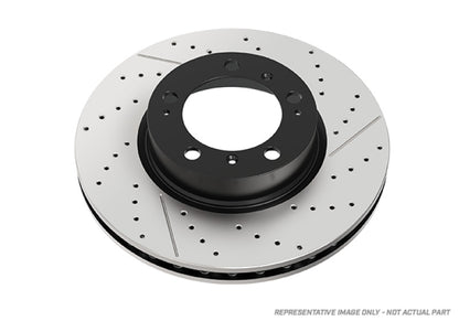 DBA 15-15 Mercedes-Benz C300 (w/Sport Package) Front Street Series OE Drilled & Slotted Rotor