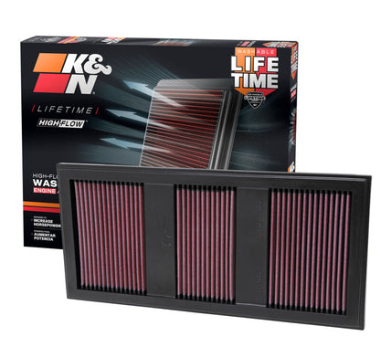 K&N Engineering K&N Replacement Air Filter 11 Mercedes Benz C350/CLS350/E300/GLK350/ML350/S350 / 11-12 E350/SLK350