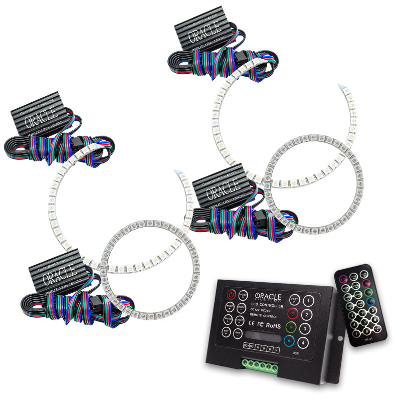 ORACLE Lighting Oracle Hyundai Genesis 09-10 Halo Kit - ColorSHIFT w/ 2.0 Controller