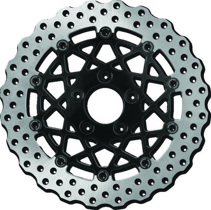 Performance Machine Disc/Carr Speedstar 11.5in x .20 FF No O/S Rr - Black Ano