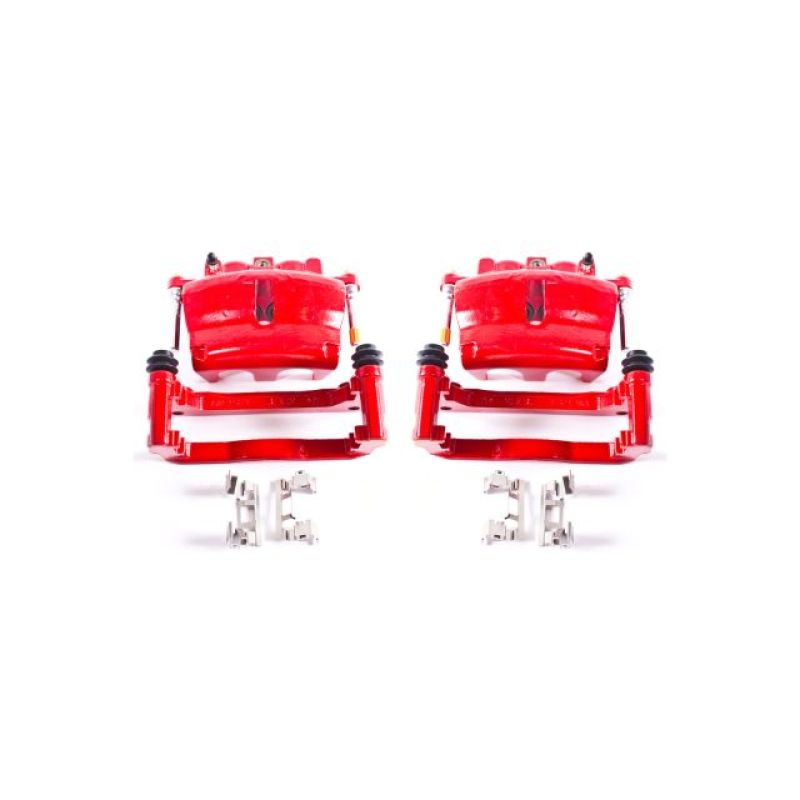 PowerStop Power Stop 08-16 Buick Enclave Front Red Calipers w/Brackets - Pair