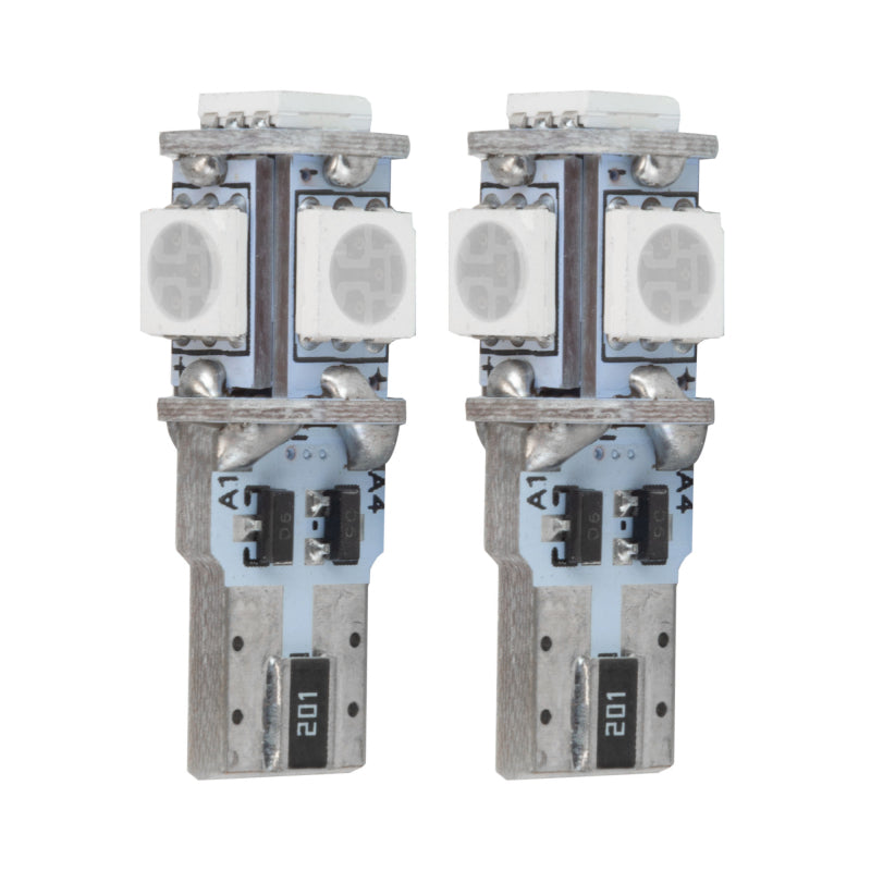 ORACLE Lighting Oracle T10 5 LED 3 Chip SMD Bulbs (Pair) - Green
