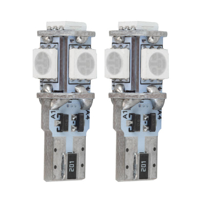 ORACLE Lighting Oracle T10 5 LED 3 Chip SMD Bulbs (Pair) - Amber