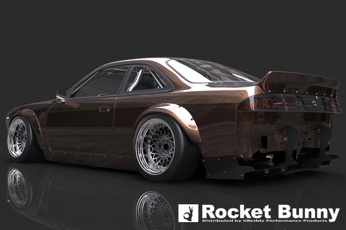 GReddy 95-98 Nissan 240SX (S14) Bunny Boss Aero Side Skirts