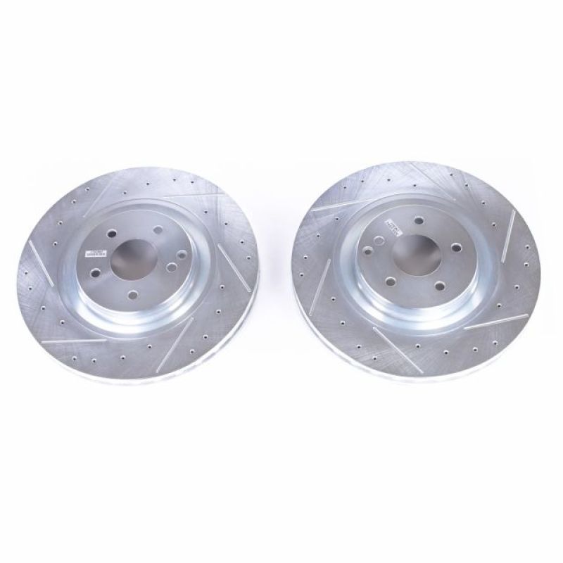 PowerStop Power Stop 03-06 Mercedes-Benz CLK500 Front Evolution Drilled & Slotted Rotors - Pair