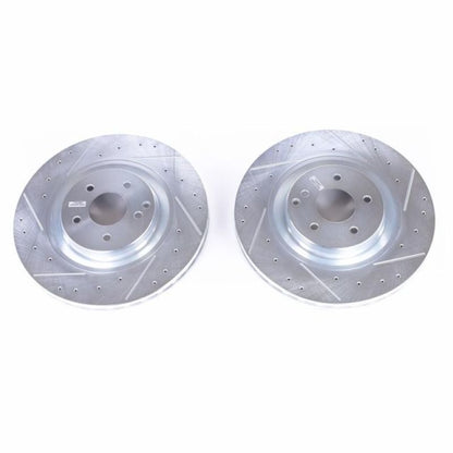 PowerStop Power Stop 03-06 Mercedes-Benz CLK500 Front Evolution Drilled & Slotted Rotors - Pair