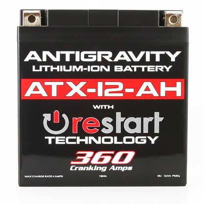 Antigravity Batteries Antigravity YTX12B-BS Lithium Battery w/Re-Start