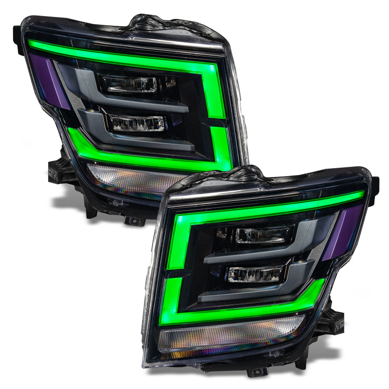 ORACLE Lighting Oracle 21-22 Nissan Titan RGB+W Headlight DRL Upgrade - ColorSHIFT w/o Controller