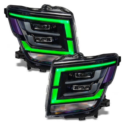 ORACLE Lighting Oracle 21-22 Nissan Titan RGB+W Headlight DRL Upgrade - ColorSHIFT w/o Controller