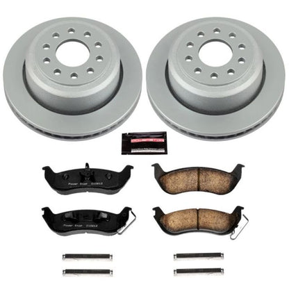 PowerStop Power Stop 03-11 Lincoln Town Car Rear Z17 Evolution Geomet Coated Brake Kit