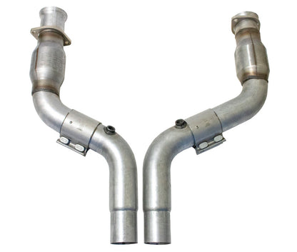 BBK 05-20 Dodge Challenger/Charger 6.1/6.2/6.4L Hemi 3in Catted High Flow Mid Pipe
