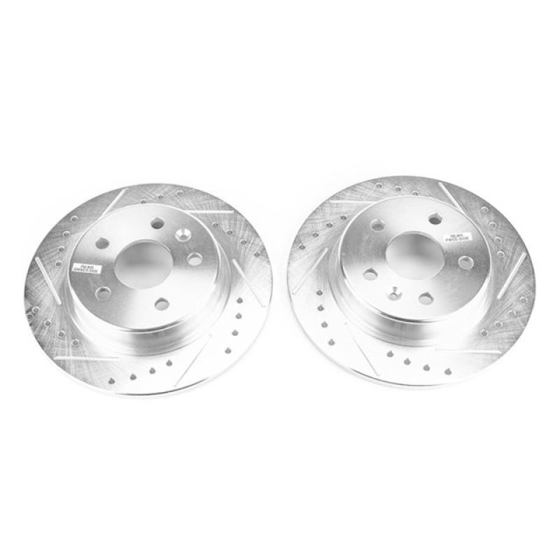 PowerStop Power Stop 17-19 Chevrolet Bolt EV Rear Evolution Drilled & Slotted Rotors - Pair