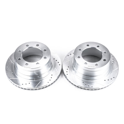 PowerStop Power Stop 06-08 Dodge Ram 1500 Rear Evolution Drilled & Slotted Rotors - Pair