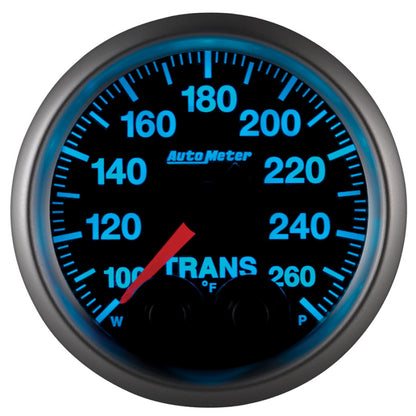 Autometer Elite 52mm 100-260 Degrees F Trans Temperature Peak and Warn Gauge w/ Electronic Control