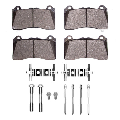 DFC 16-18 Ford Focus Front 4000 HybriDynamic Brake Pads and Hardware Kit