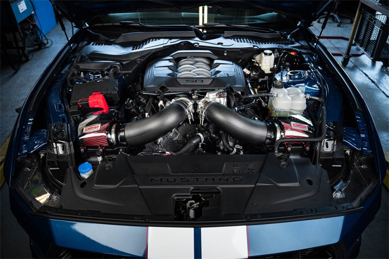 CORSA Performance Corsa 24-25 Ford Mustang GT 5.0L V8 Carbon Fiber Cold Air Intake w/ DryTech Air Filters - Matte