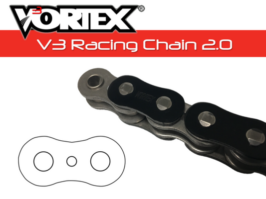 Vortex Racing V3 2.0 Chain 520SX3-102- Black