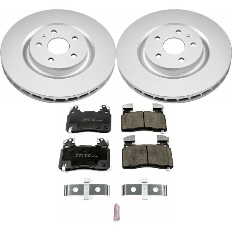 PowerStop Power Stop 14-17 Chevrolet SS Front Z17 Evolution Geomet Coated Brake Kit