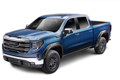 Husky Liners 19-24 GMC Sierra 1500 (69.9/79.4in. Bed) DRT Style Fender Flares (Smooth) 4pc - Blk