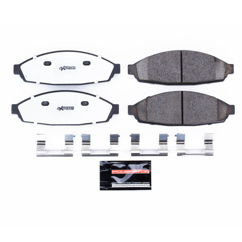 PowerStop Power Stop 03-11 Ford Crown Victoria Front Z26 Extreme Street Brake Pads w/Hardware