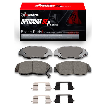 R1 Concepts R1 98-02 Honda Accord Coupe Front Optimum OE Pads & Hardware Kit