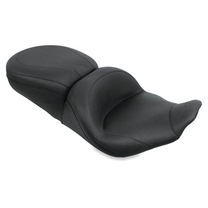 Mustang Motorcycle Mustang 97-07 Harley Rd King,06-07 Str Glide,00-05 Eagle Lowdown Touring 1PC Seat - Black