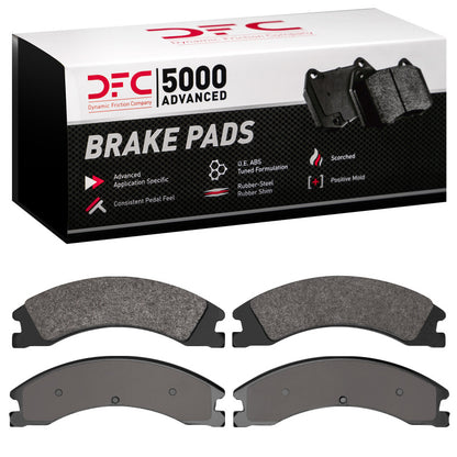 DFC 08-25 Ford E-Super Duty Rear 5000 Advanced Semi Metallic Brake Pads