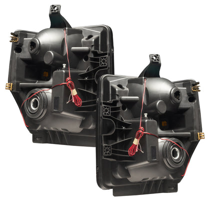 ORACLE Lighting Oracle 08-10 Ford F250 Pre-Assembled Halo Headlights Chrome Housing- w/Simple Controller