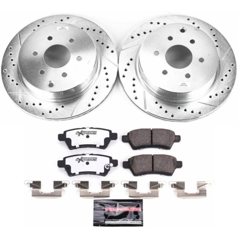 PowerStop Power Stop 05-12 Nissan Pathfinder Rear Z36 Truck & Tow Brake Kit