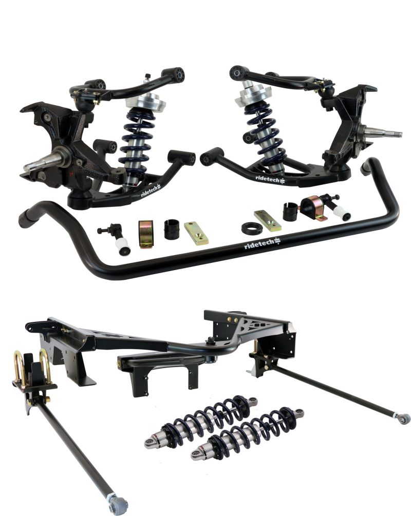 Ridetech 88-98 Chevy C1500 2WD CoilOver Suspension System w/ HD Drop Spindles