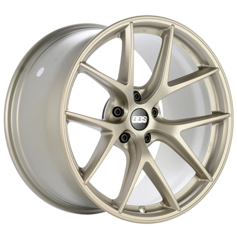 BBS Unlimited CI-R 20x9.5 ET65 (Face 1) Satin White-Gold Wheel